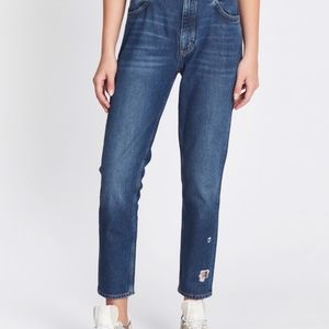High rise vintage straight leg jeans